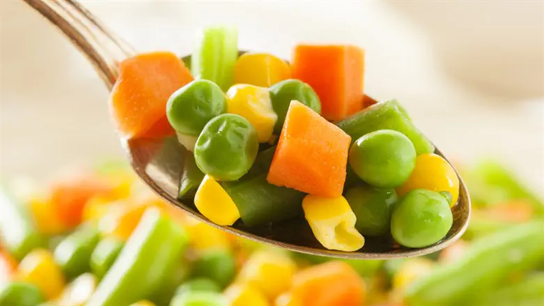 לקט ירקות. אילוסטרציה