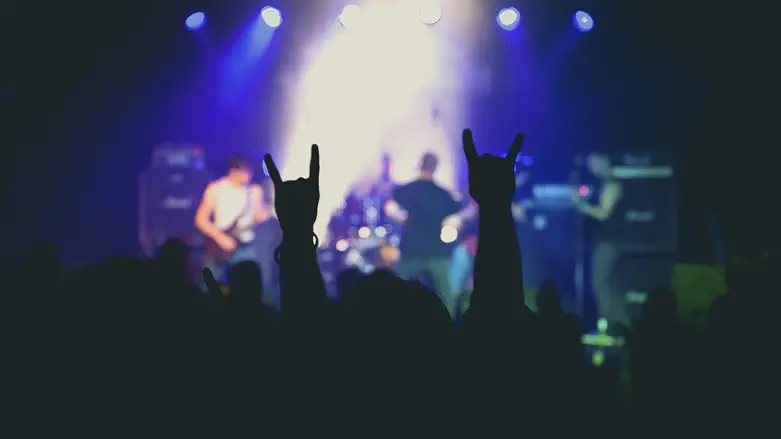Metal concert (illustration)