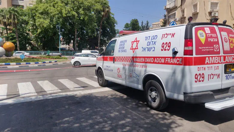 Scene of the shooting in Lod