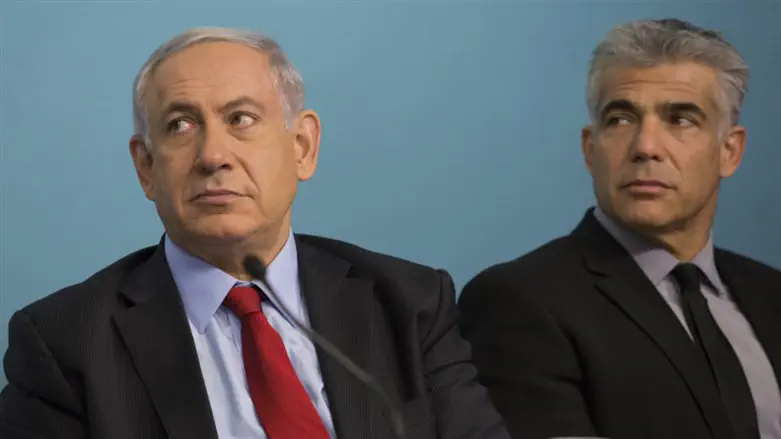 Binyamin Netanyahu and Yair Lapid