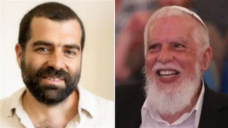 הרב בני קלמנזון (מימין) והרב אלחנן שרלו (משמאל)