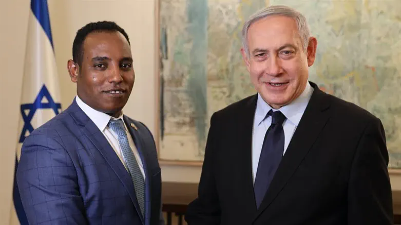 נתניהו עם ח"כ יברקן