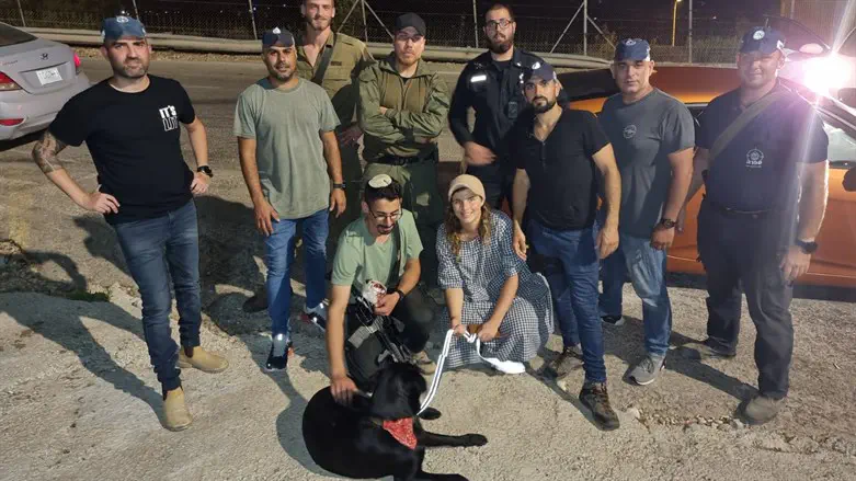 הכלבה חזרה למשפחת יצחק