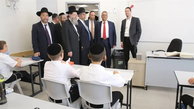 בביקור באחת הכיתות