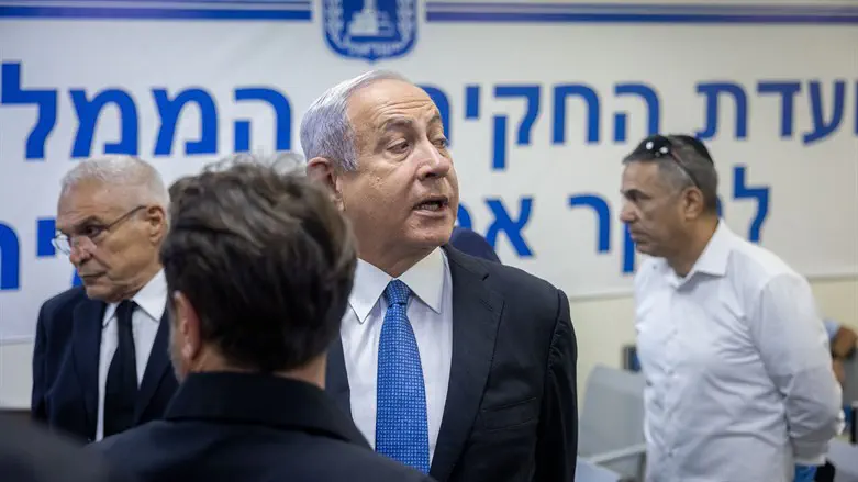 נתניהו בוועדת החקירה לאסון מירון