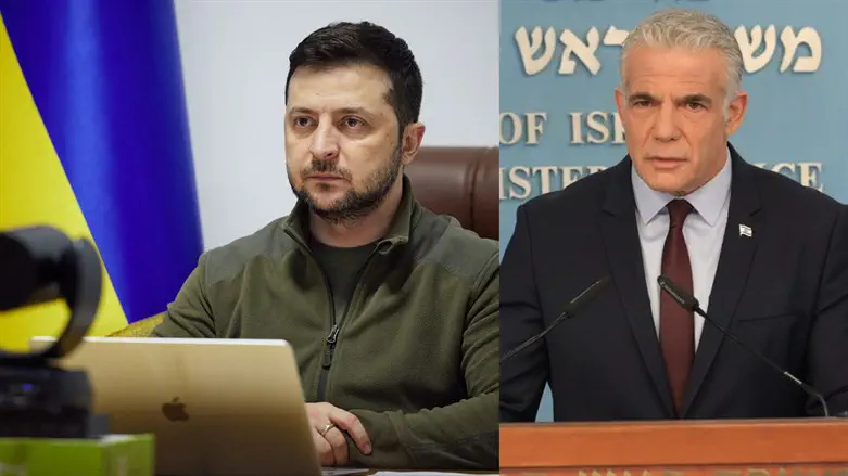 Владимир Зеленский и Яир Лапид,