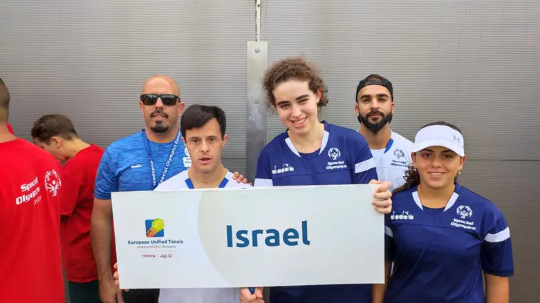 הטניסאים חברי ספיישל אולימפיקס היום