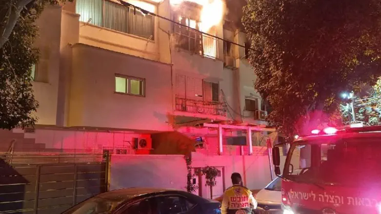 זירת השריפה