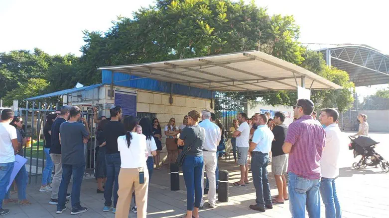 ההפגנה מול ממ"ד ׳מורשת נריה׳