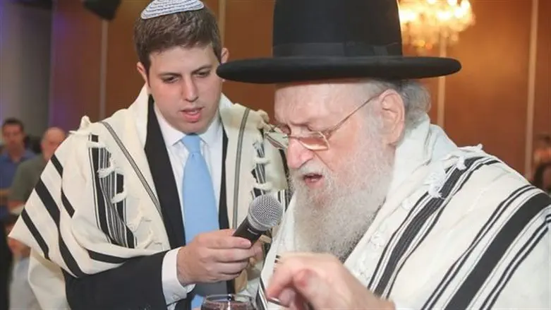 ליאור פרישמן עם הרב שמחה קוק זצ"ל