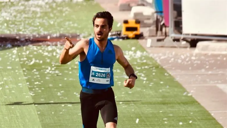 איתי תורג'מן רץ מרתון