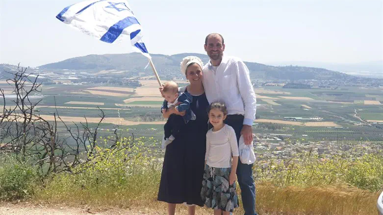 משפחה מהגרעין התורני ציוני בנוף הגליל