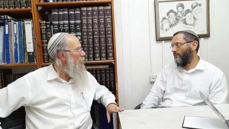 הרב אריאל בראלי עם הרב אלישמע כהן