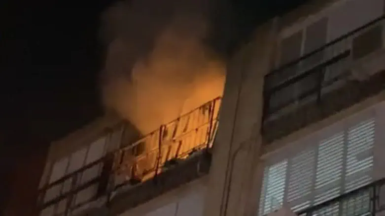 השריפה בבת ים