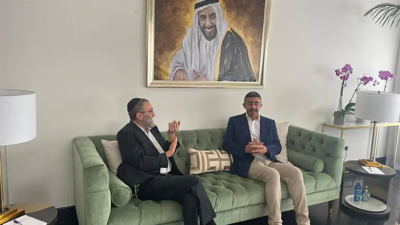 גפני עם שר החוץ האמירתי