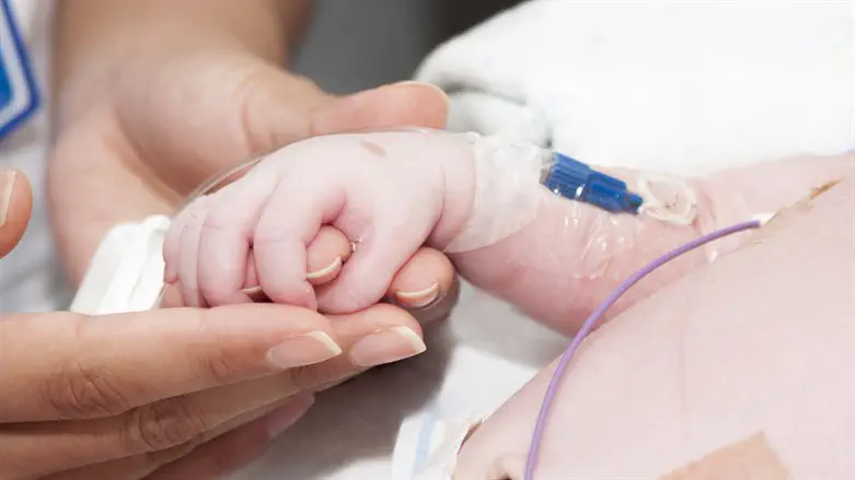 Hospitalized infant (illustrative)
