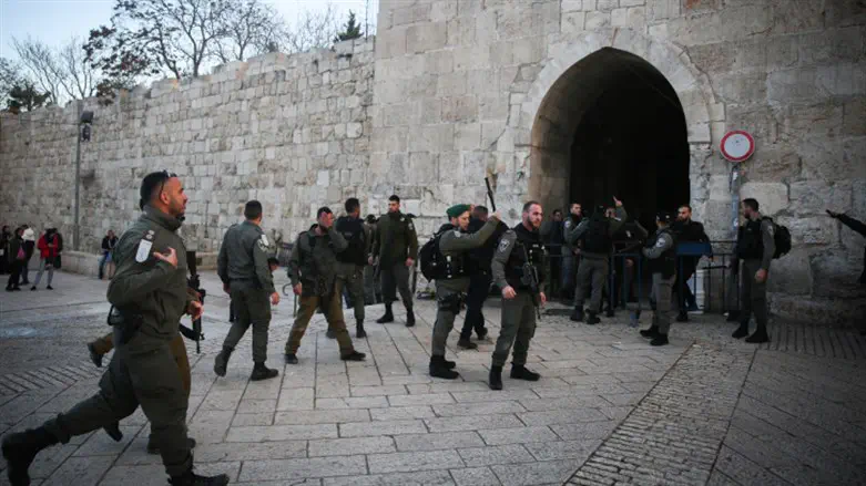 МАГАВ в старом городе Иерусалима