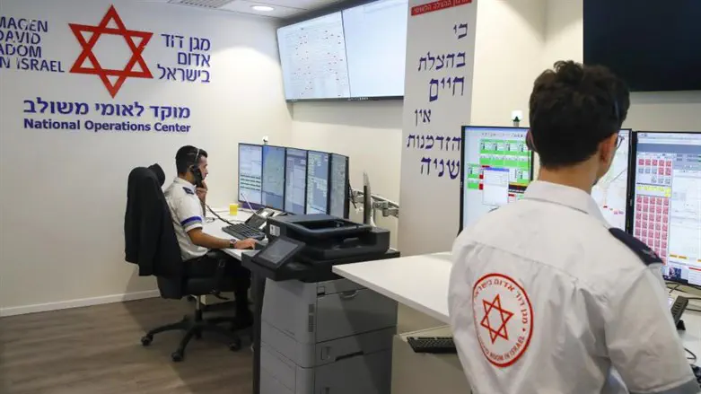 MDA medics take calls at the 101 National Dispatch Center