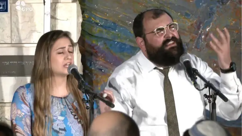 נריה רפאל כנפו בסליחות בבית הנשיא