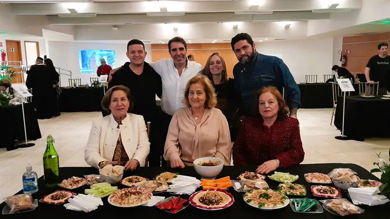 Three Christian Arab Brazilians, seated in front, won first place at the championship