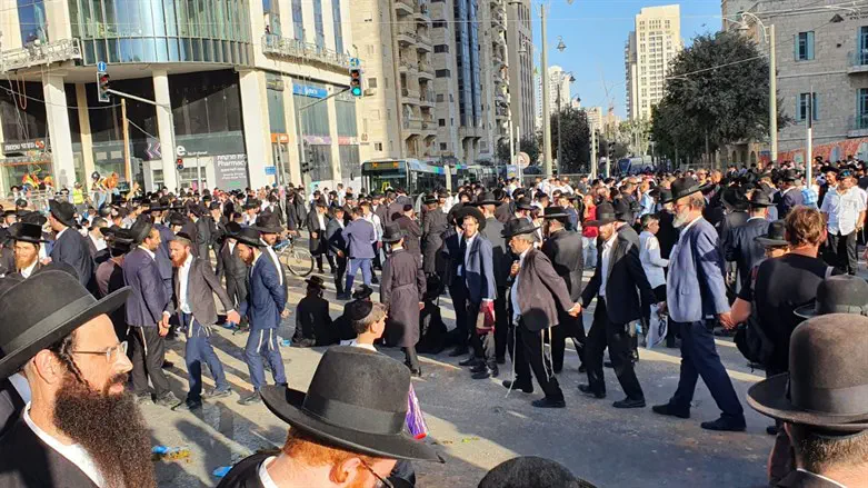 Акция протеста в Иерусалиме