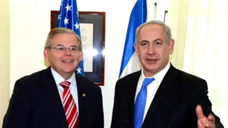 Menendez with Netanyahu