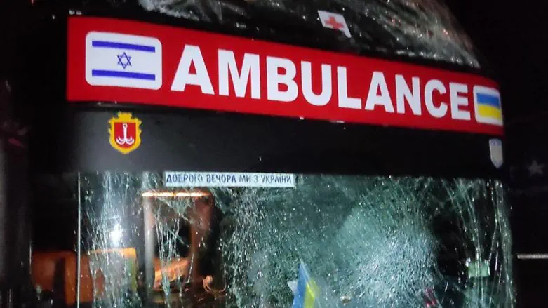 האמבולנס שניזוק