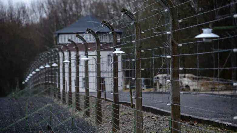 A view of the former Buchenwald concentration camp in Weimar, Germany, Jan. 26,