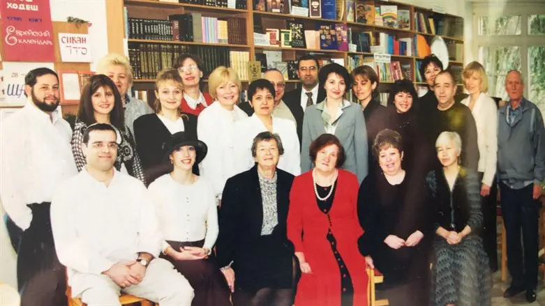 חיים פלזנר עם הקהילה היהודית בחרקוב