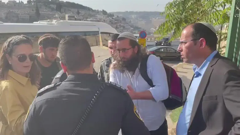 חברי הכנסת בכותל המזרח