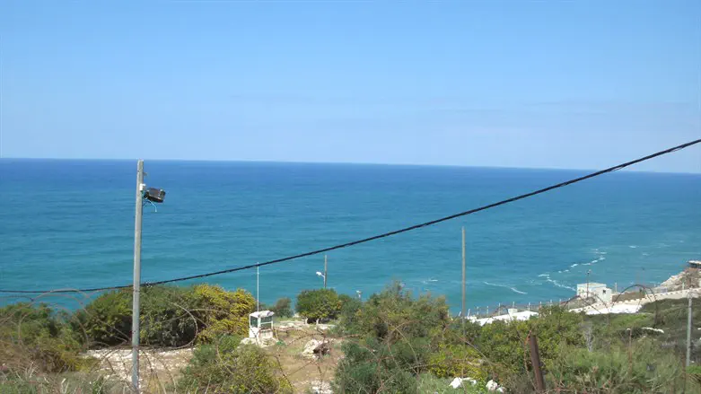 הגבול הימי בין ישראל ללבנון סמוך לראש הנקרה