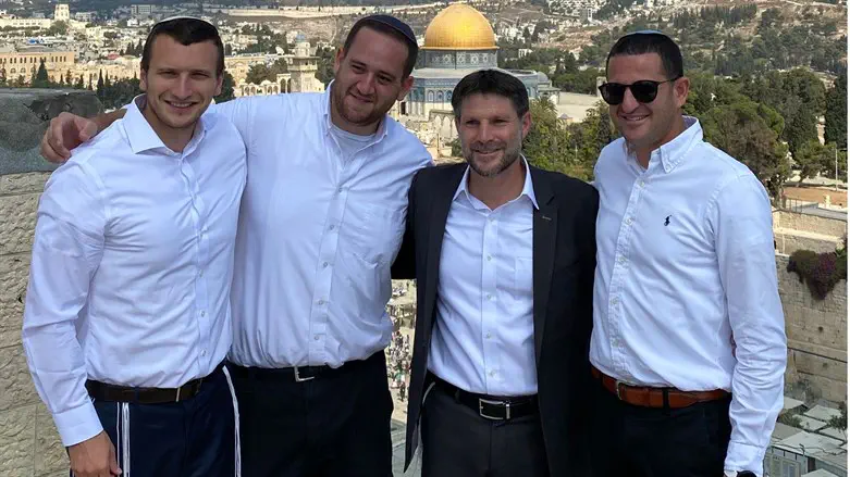 מימין: אוהד טל, בצלאל סמוטריץ'