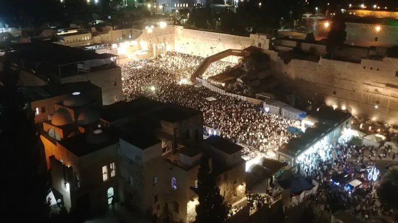 Remembrance of Hakhel at the Kotel