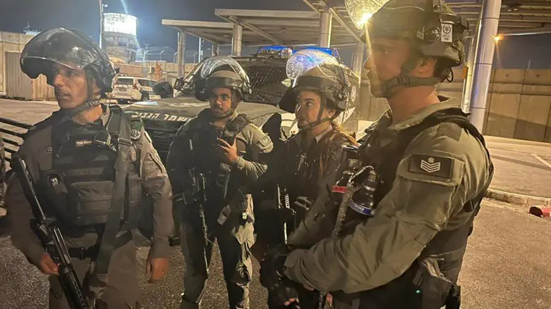 Бойцы пограничной полиции в Иерусалиме