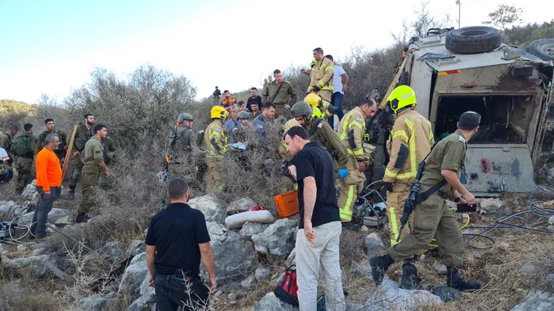 התהפכות הג'יפ בשומרון
