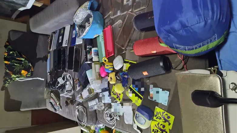 הציוד שנגנב