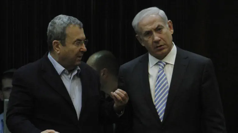 בנימין נתניהו אהוד ברק