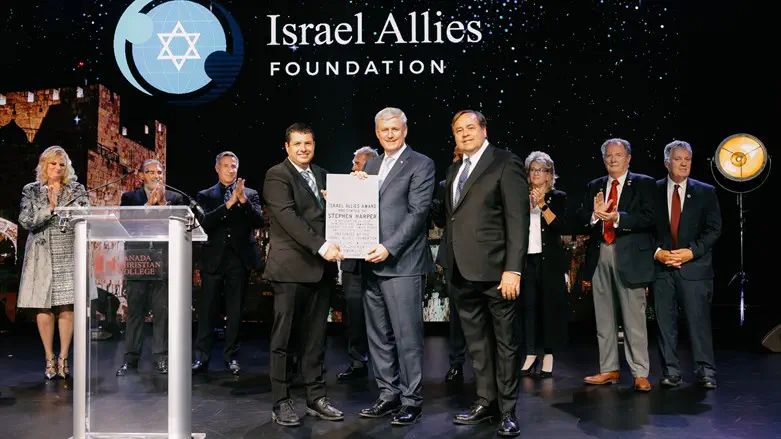 Stephen Harper at the gala event