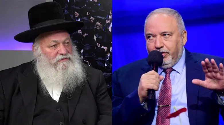 Авигдор Либерман и Ицхак Голднопф