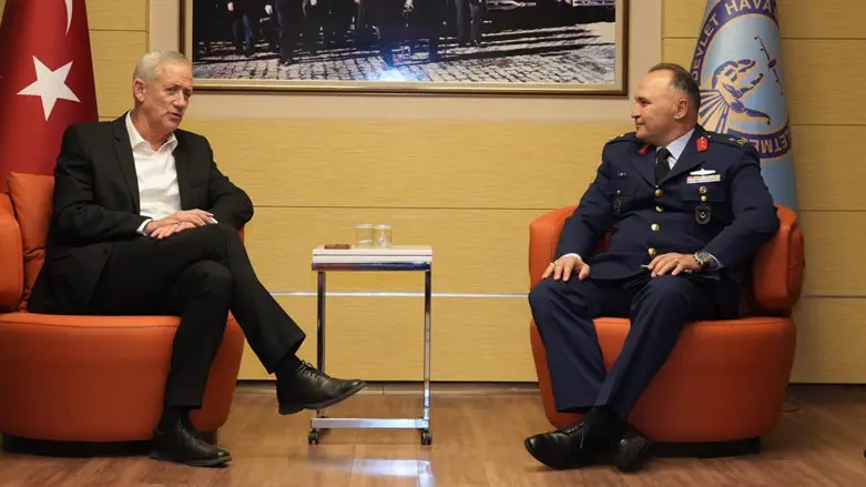 Benny Gantz in Turkey