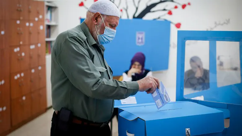 Arabs voting