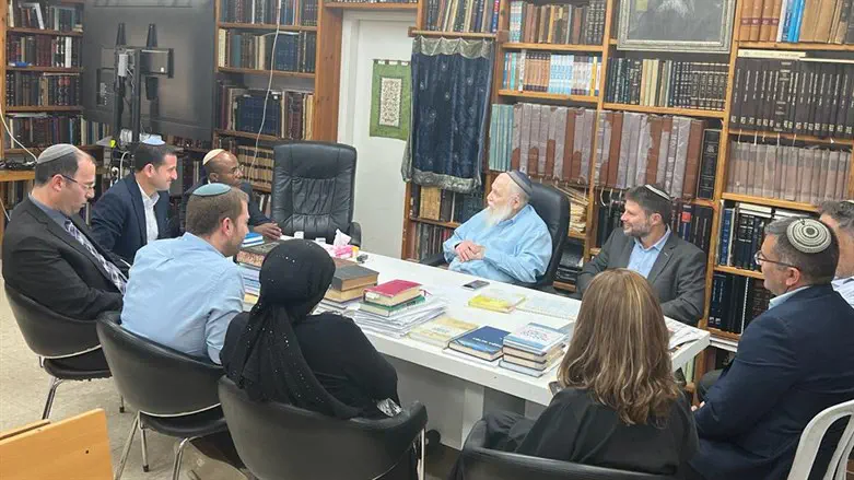Rabbi Druckman meets Religious Zionism party leaders