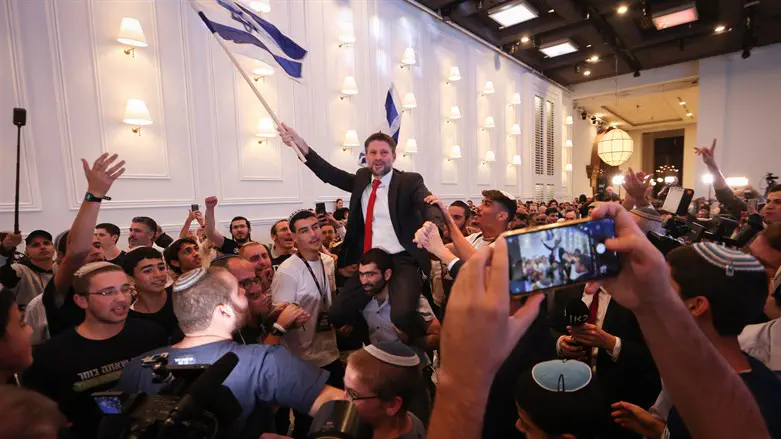 החגיגות עם היוודע תוצאת הבחירות