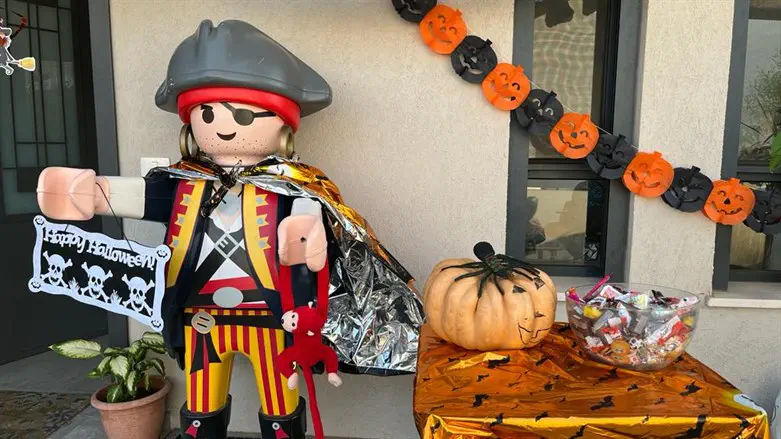 בתים מקושטים ברוח האלווין