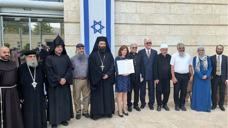 The gathering of religious leaders