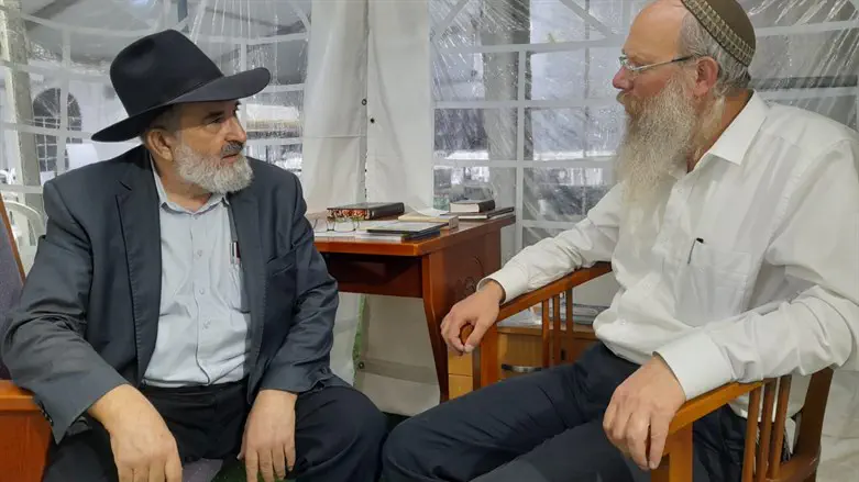 הרב אלישמע כהן והרב אליהו רחמים זיני