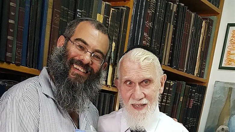 הרב דוד פוקס עם הרב ווינט