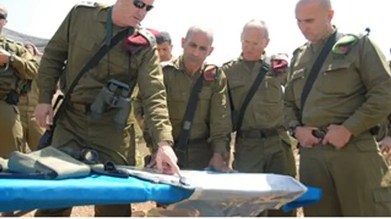 צמרת הפיקוד היום בשומרון