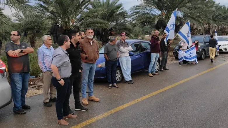 הפגנת תושבי הבקעה