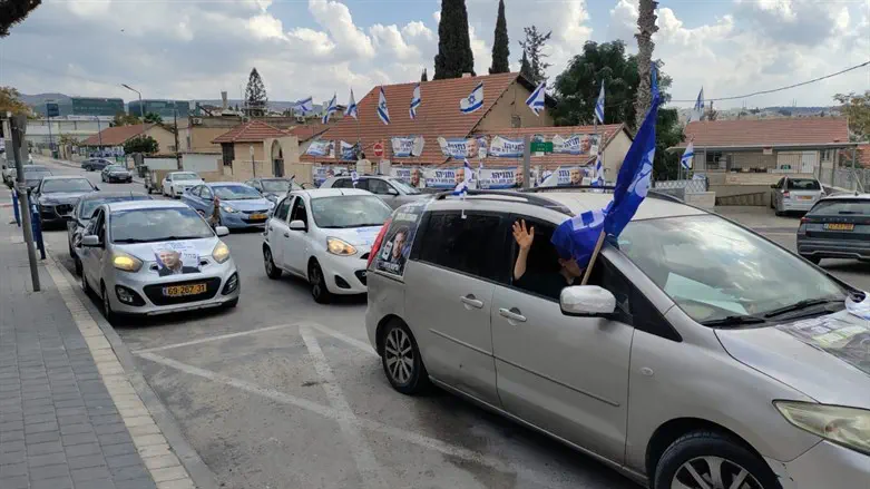 "תחושת התגייסות כמו בגוש קטיף". שיירת רכבים
